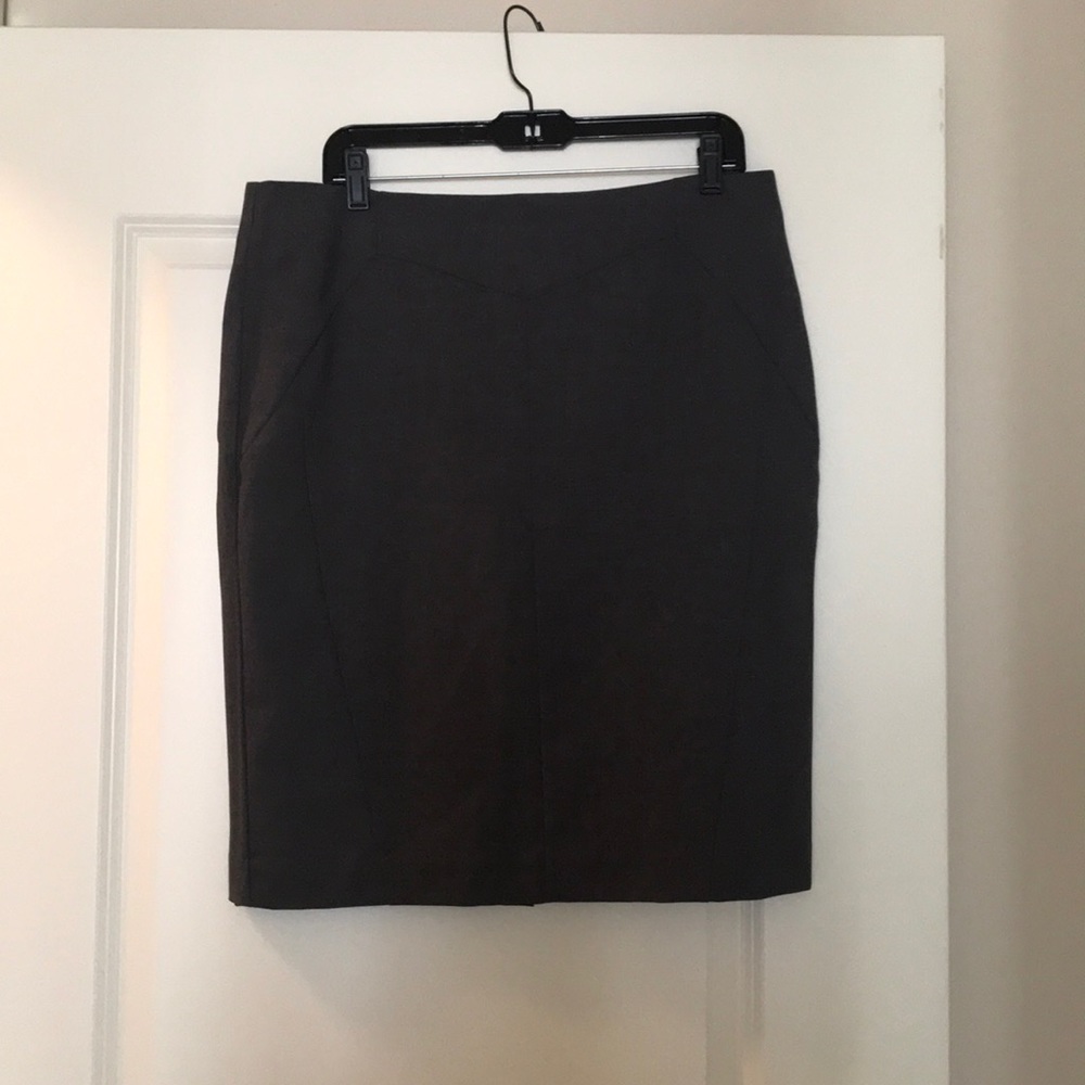 Professional Gray Pencil Skirt
